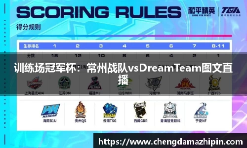 训练场冠军杯：常州战队vsDreamTeam图文直播
